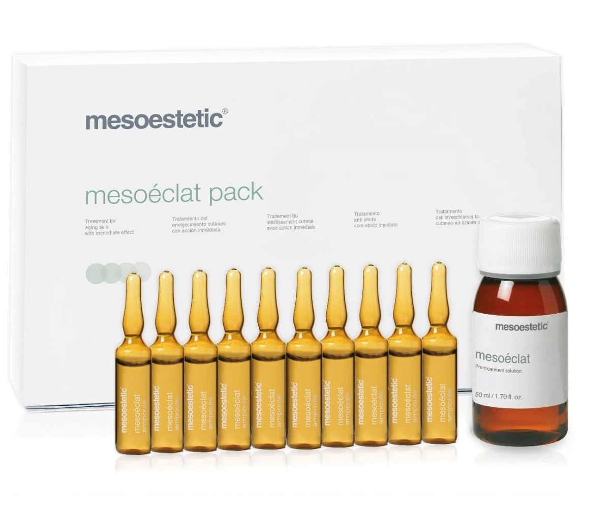 Mesoestetic Mesoeclat anti aging pack behandeling den bosch empel